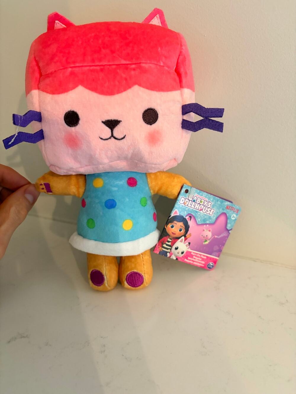 Gabby's Dollhouse Baby Box Cat 8" Plush Purr-ific Soft Stuffed Toy NWT